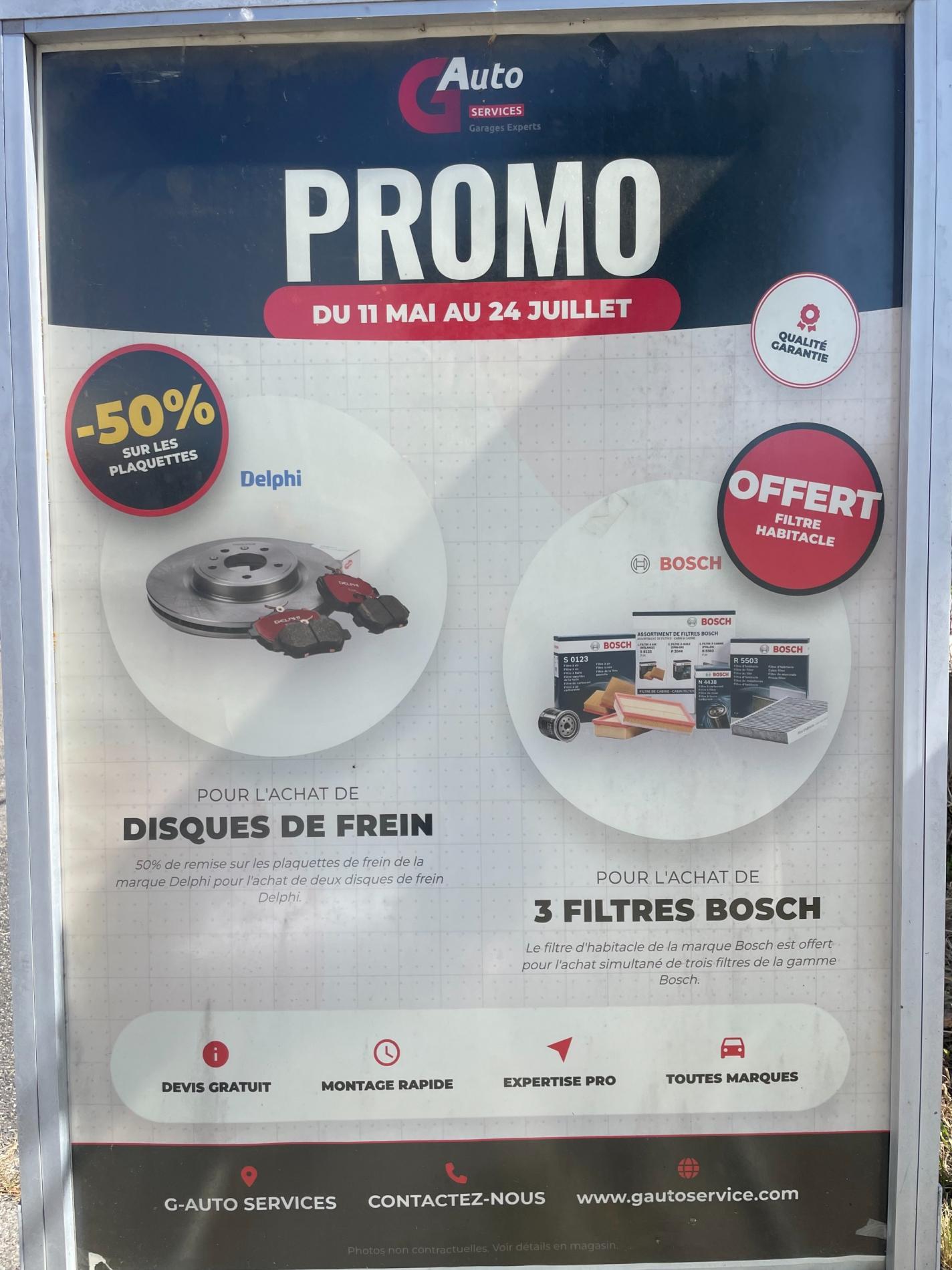 Promo du 11 Mai au 24 Juillet